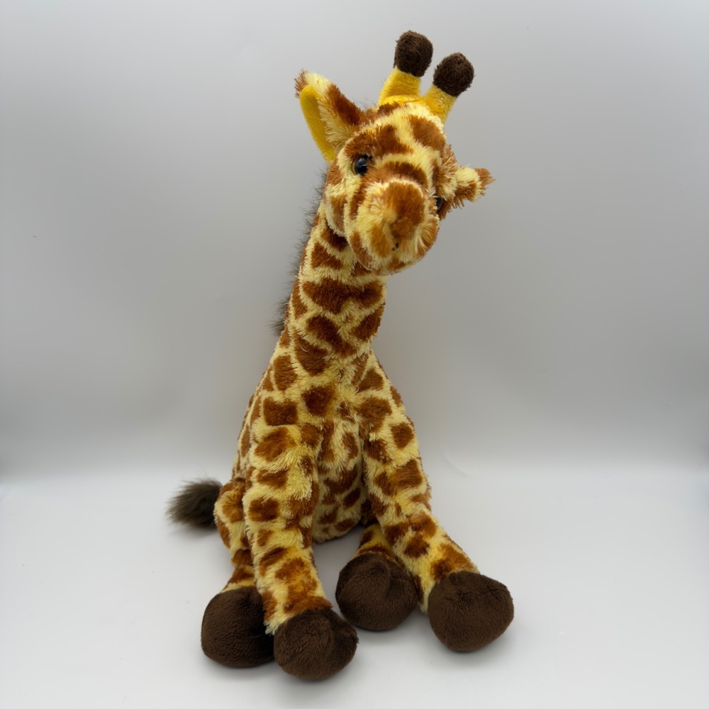 Ty Beanie Baby Giraffe Hightops Plush 2010 Yellow Brown Spotted Stuffed Animal